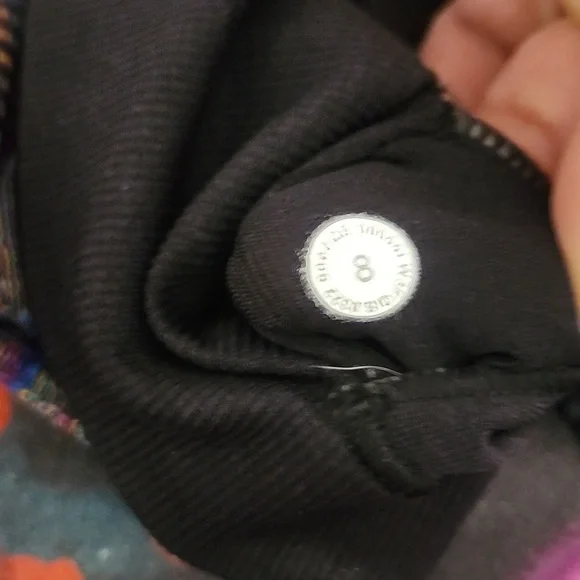 Lululemon Rainbow Colored Long Sleeve Crop Top - Picture 5 of 6